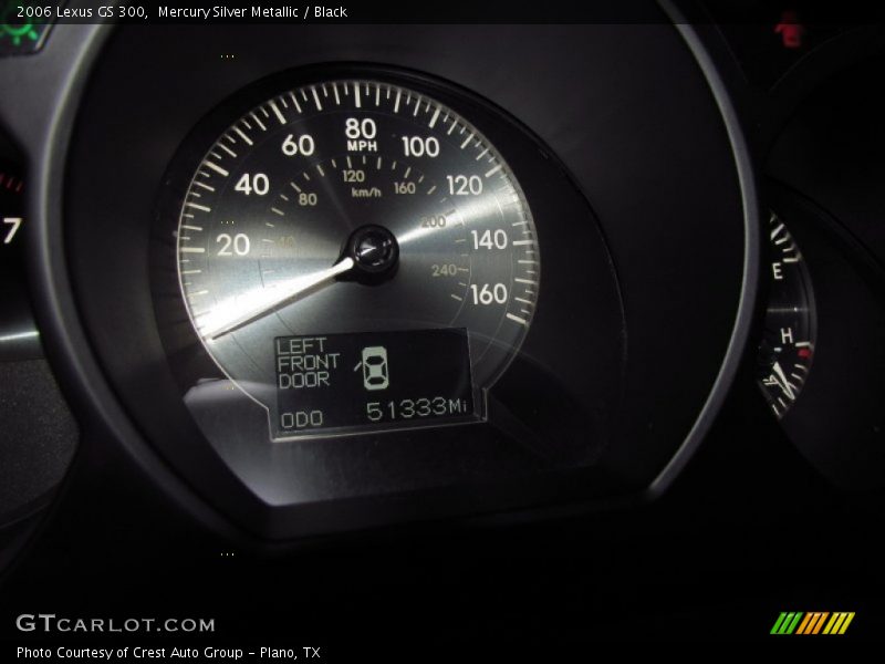Mercury Silver Metallic / Black 2006 Lexus GS 300