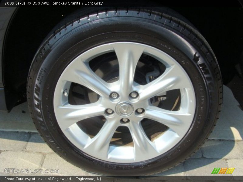 Smokey Granite / Light Gray 2009 Lexus RX 350 AWD