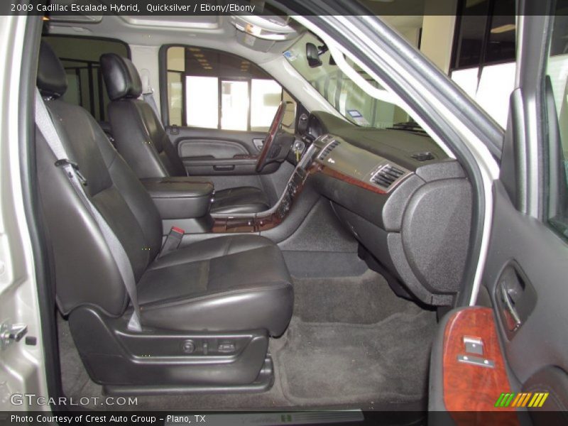 Quicksilver / Ebony/Ebony 2009 Cadillac Escalade Hybrid
