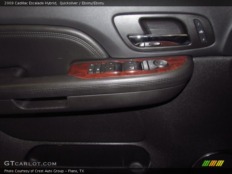 Quicksilver / Ebony/Ebony 2009 Cadillac Escalade Hybrid