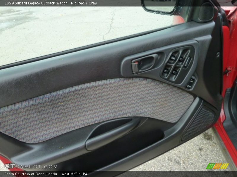 Rio Red / Gray 1999 Subaru Legacy Outback Wagon