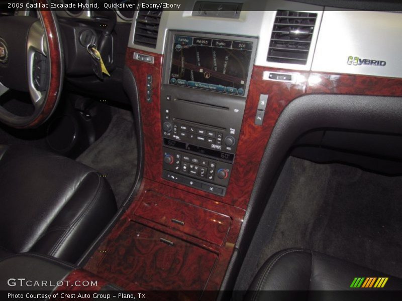 Quicksilver / Ebony/Ebony 2009 Cadillac Escalade Hybrid