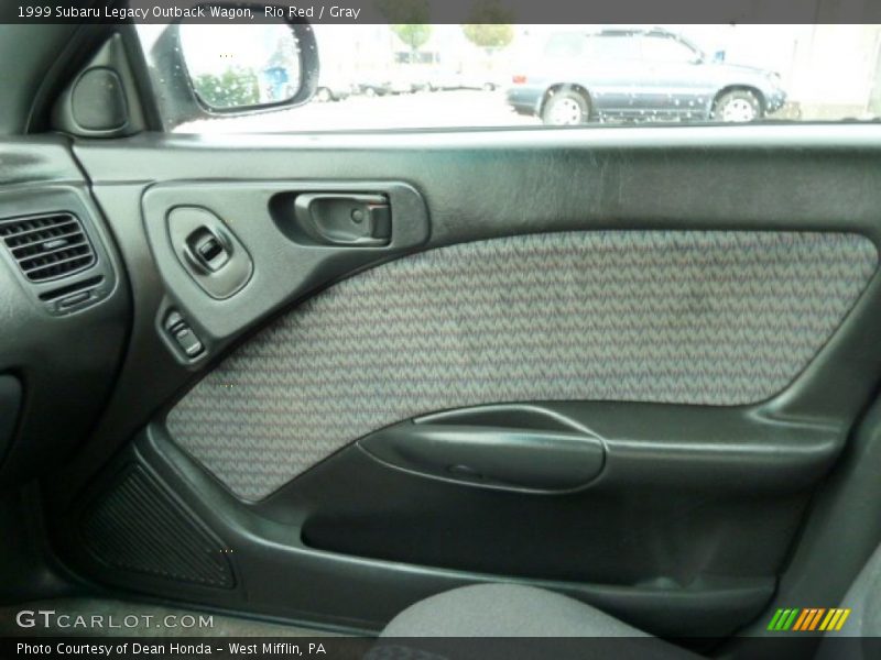 Rio Red / Gray 1999 Subaru Legacy Outback Wagon