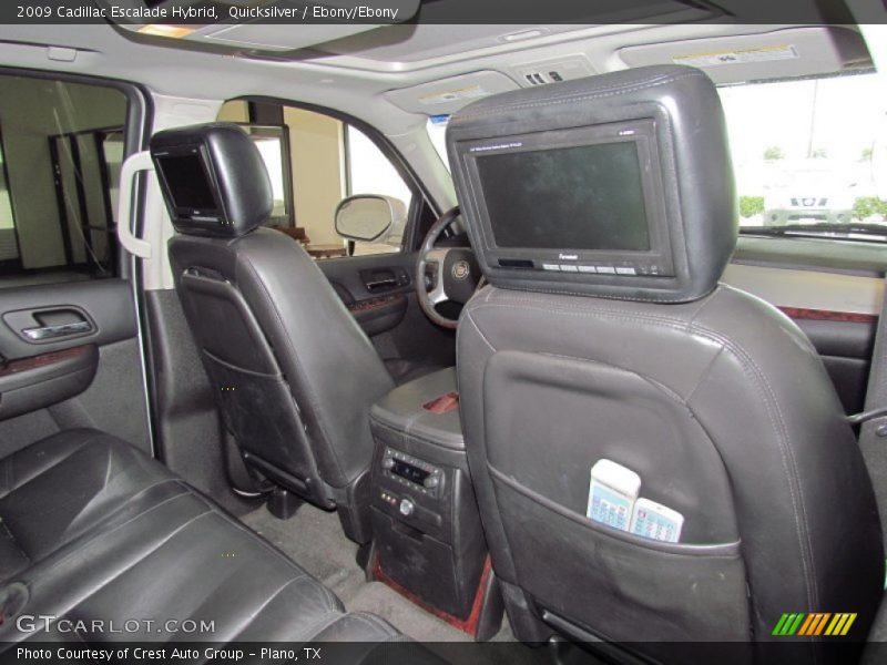 Quicksilver / Ebony/Ebony 2009 Cadillac Escalade Hybrid