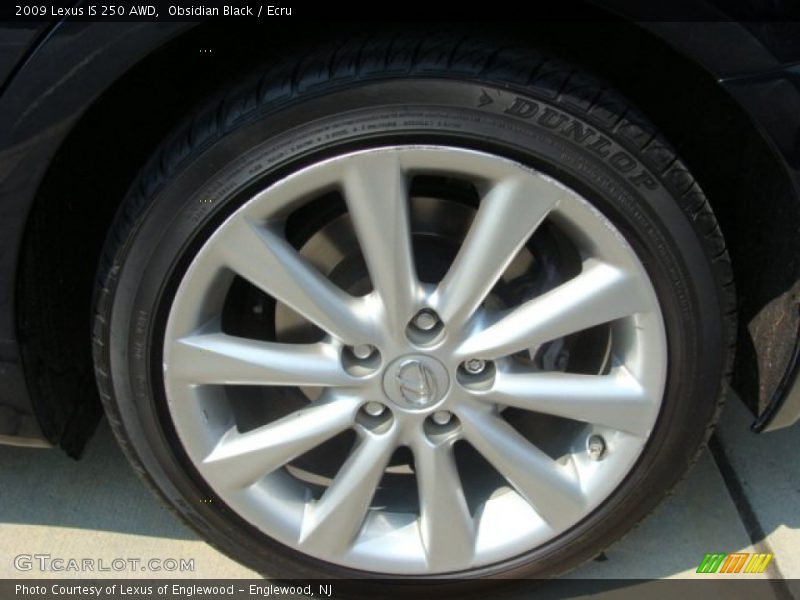 Obsidian Black / Ecru 2009 Lexus IS 250 AWD