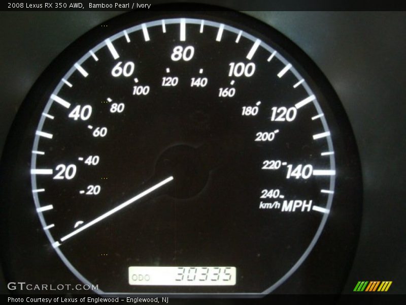 Bamboo Pearl / Ivory 2008 Lexus RX 350 AWD
