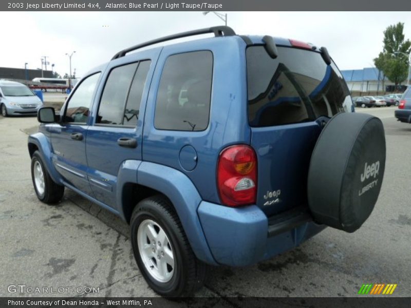 Atlantic Blue Pearl / Light Taupe/Taupe 2003 Jeep Liberty Limited 4x4