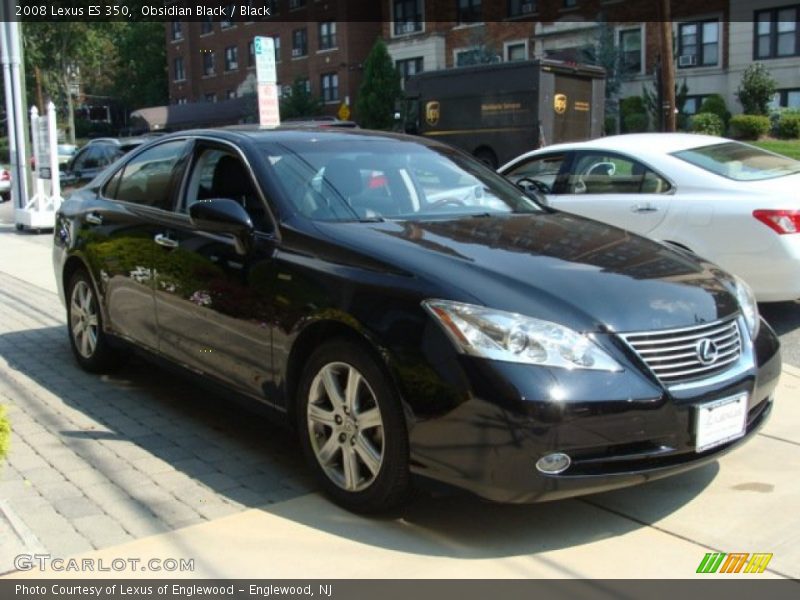Obsidian Black / Black 2008 Lexus ES 350
