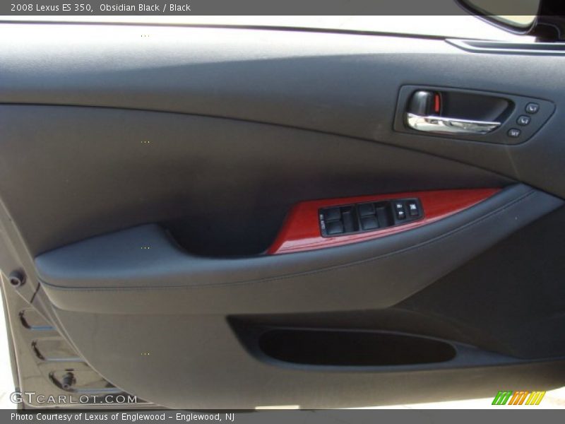 Obsidian Black / Black 2008 Lexus ES 350