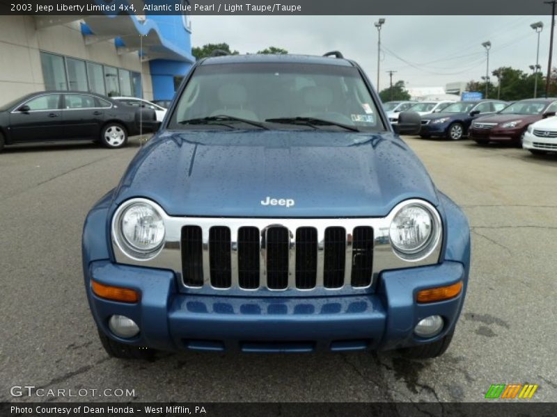 Atlantic Blue Pearl / Light Taupe/Taupe 2003 Jeep Liberty Limited 4x4