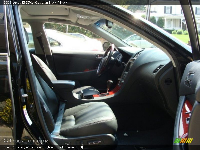 Obsidian Black / Black 2008 Lexus ES 350