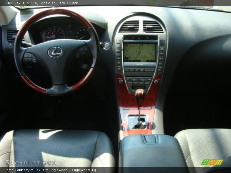 Obsidian Black / Black 2008 Lexus ES 350