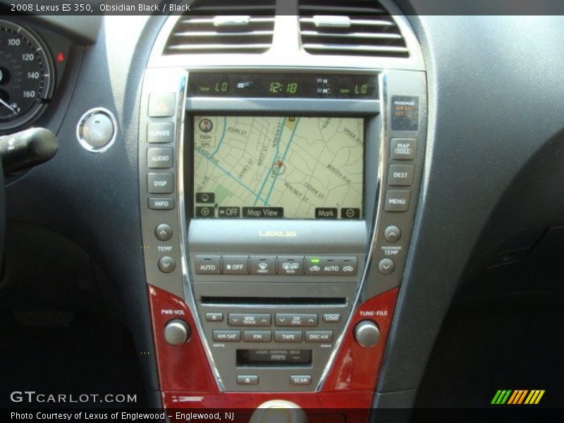 Obsidian Black / Black 2008 Lexus ES 350
