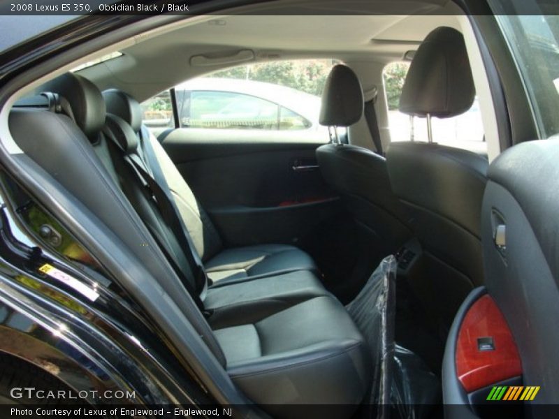 Obsidian Black / Black 2008 Lexus ES 350