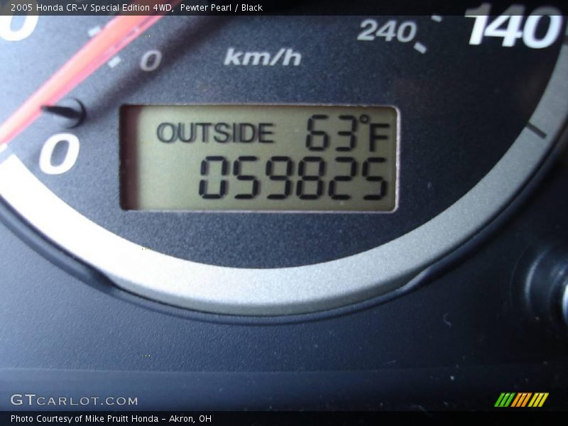 Pewter Pearl / Black 2005 Honda CR-V Special Edition 4WD