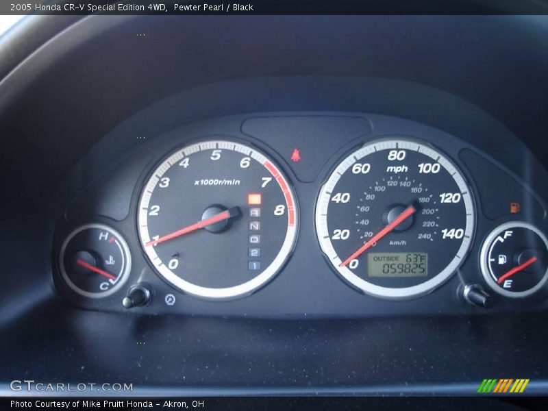 Pewter Pearl / Black 2005 Honda CR-V Special Edition 4WD