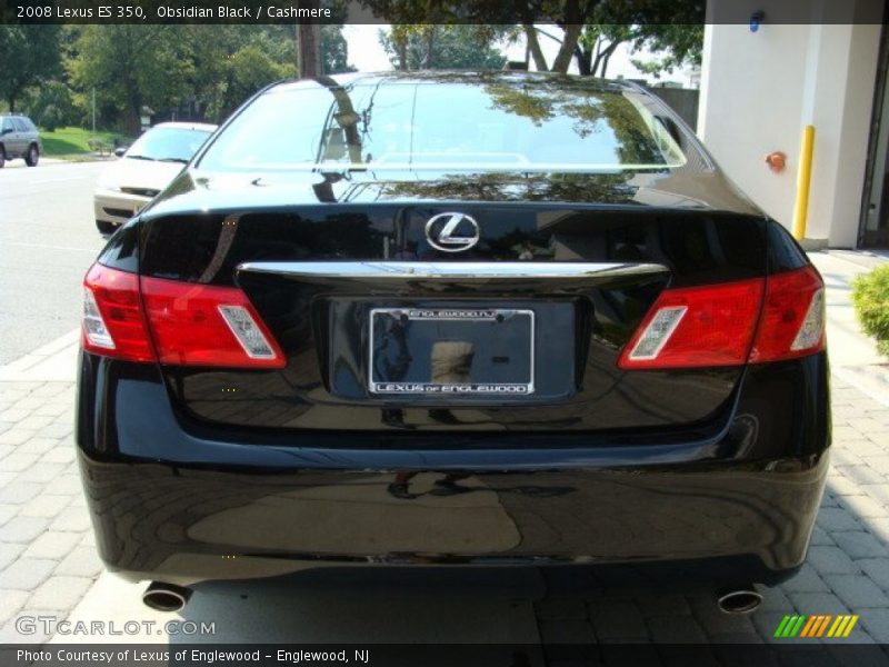 Obsidian Black / Cashmere 2008 Lexus ES 350