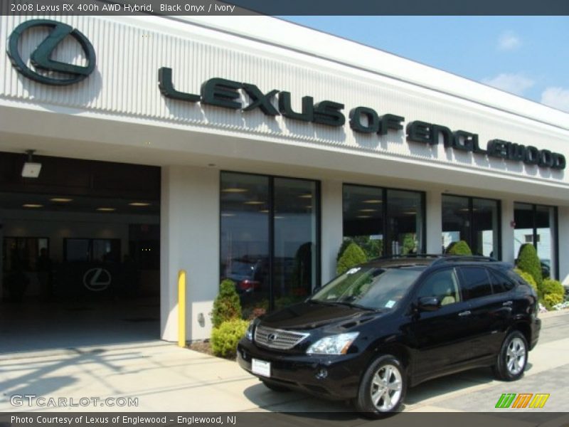 Black Onyx / Ivory 2008 Lexus RX 400h AWD Hybrid