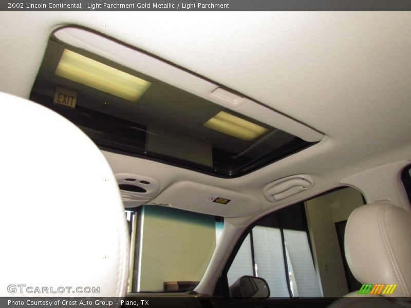 Light Parchment Gold Metallic / Light Parchment 2002 Lincoln Continental