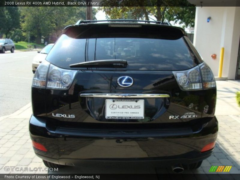 Black Onyx / Ivory 2008 Lexus RX 400h AWD Hybrid