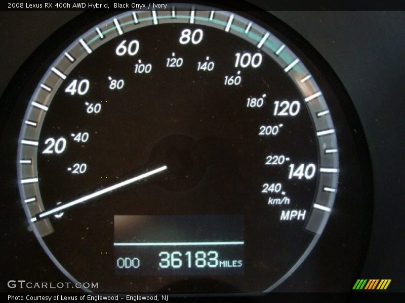 Black Onyx / Ivory 2008 Lexus RX 400h AWD Hybrid