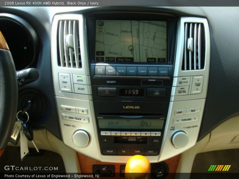 Black Onyx / Ivory 2008 Lexus RX 400h AWD Hybrid