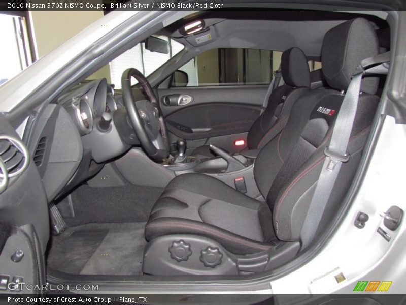  2010 370Z NISMO Coupe NISMO Black/Red Cloth Interior