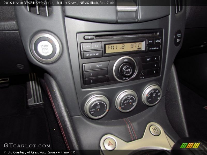 Brilliant Silver / NISMO Black/Red Cloth 2010 Nissan 370Z NISMO Coupe