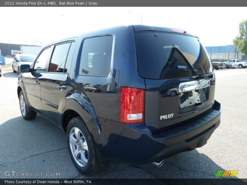 Bali Blue Pearl / Gray 2012 Honda Pilot EX-L 4WD