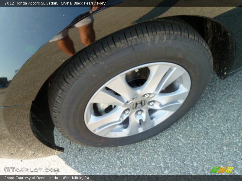 Crystal Black Pearl / Ivory 2012 Honda Accord SE Sedan