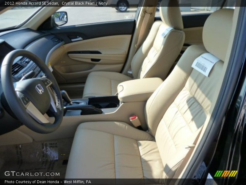  2012 Accord SE Sedan Ivory Interior