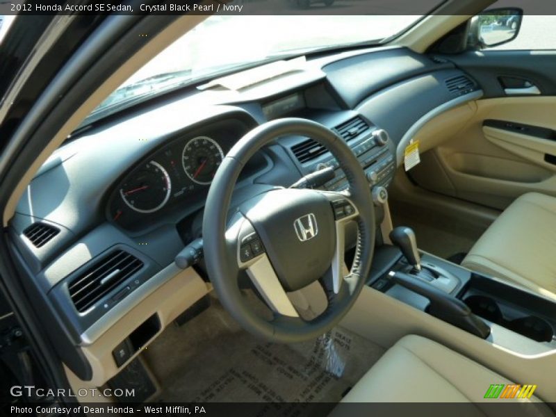  2012 Accord SE Sedan Ivory Interior