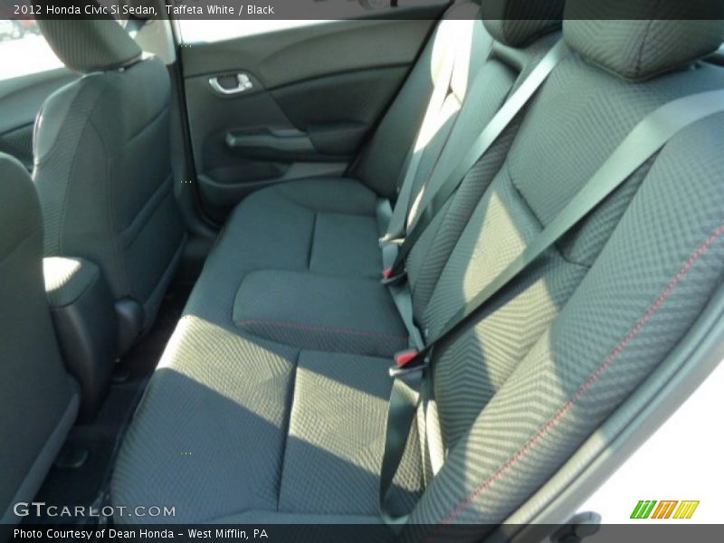  2012 Civic Si Sedan Black Interior