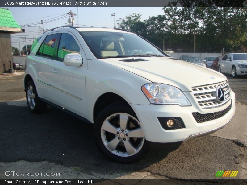 Arctic White / Ash 2009 Mercedes-Benz ML 350 4Matic