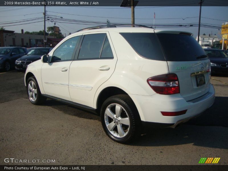 Arctic White / Ash 2009 Mercedes-Benz ML 350 4Matic