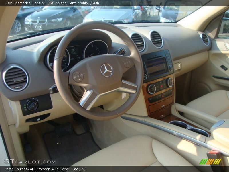 Arctic White / Ash 2009 Mercedes-Benz ML 350 4Matic