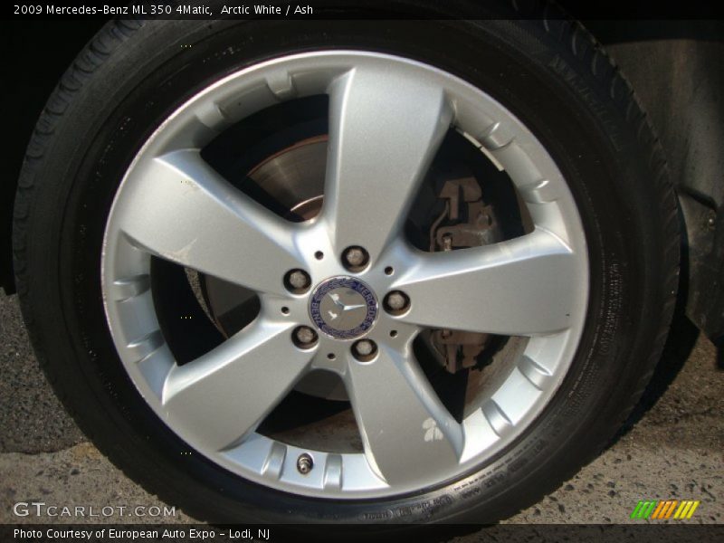 Arctic White / Ash 2009 Mercedes-Benz ML 350 4Matic