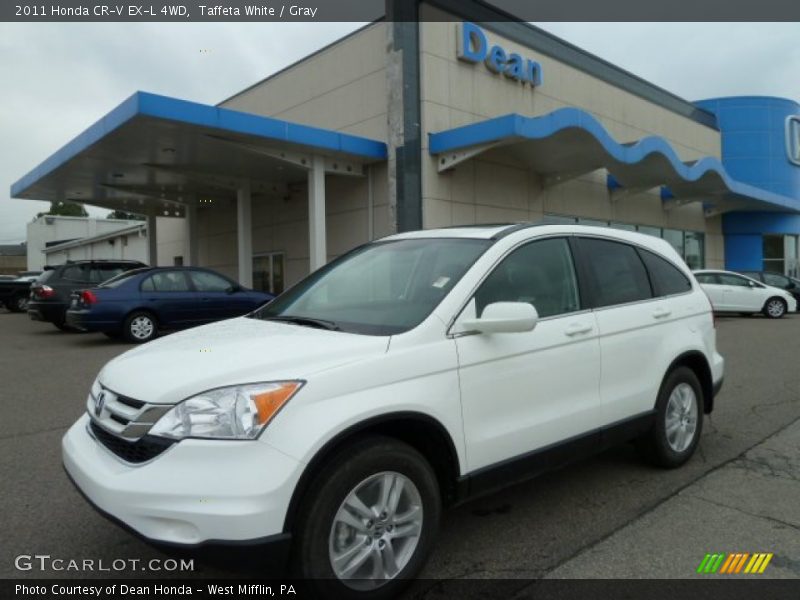 Taffeta White / Gray 2011 Honda CR-V EX-L 4WD