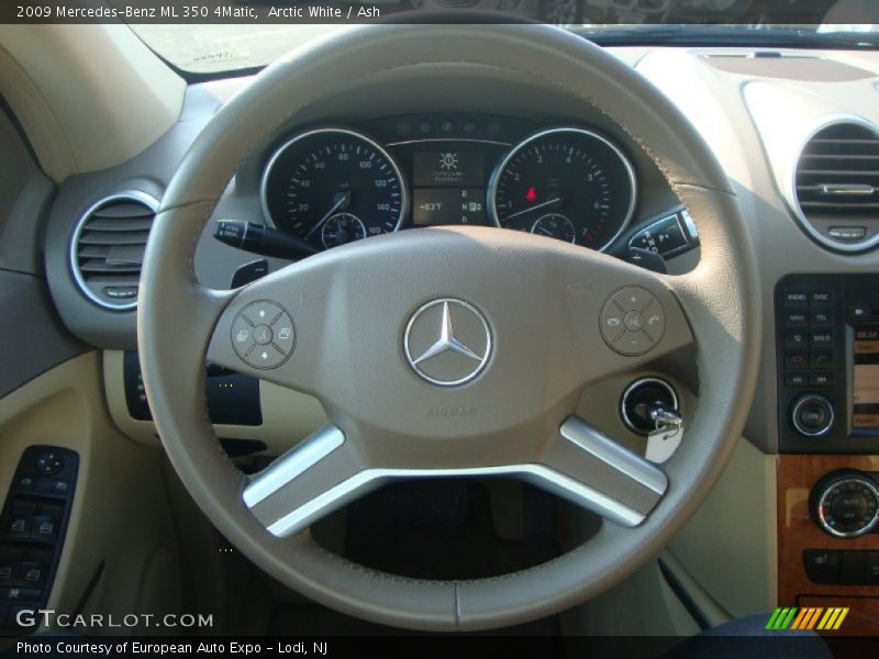 Arctic White / Ash 2009 Mercedes-Benz ML 350 4Matic