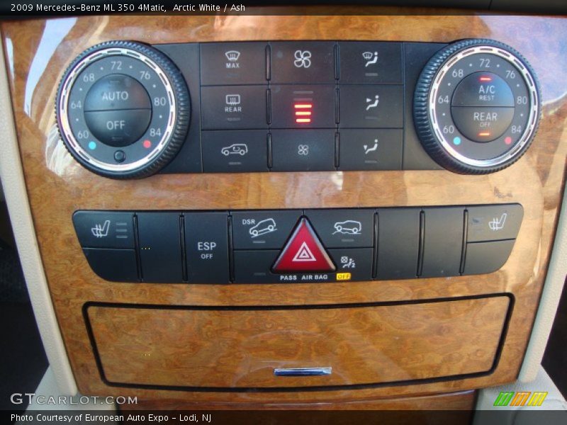 Arctic White / Ash 2009 Mercedes-Benz ML 350 4Matic