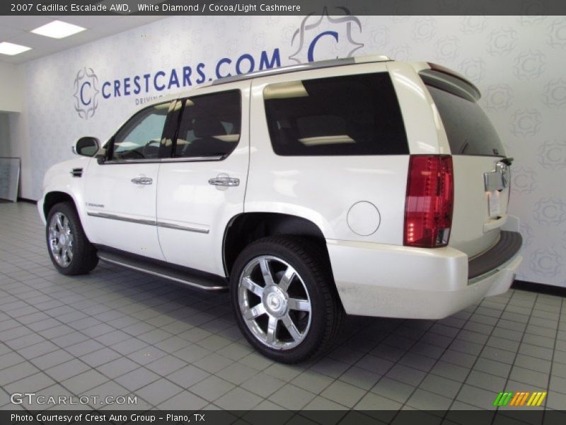 White Diamond / Cocoa/Light Cashmere 2007 Cadillac Escalade AWD