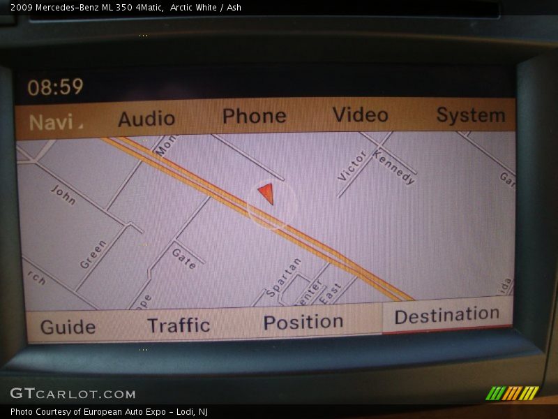 Arctic White / Ash 2009 Mercedes-Benz ML 350 4Matic