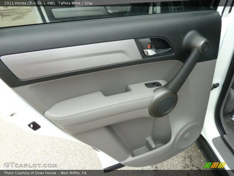 Taffeta White / Gray 2011 Honda CR-V EX-L 4WD