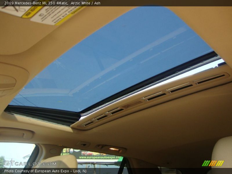 Arctic White / Ash 2009 Mercedes-Benz ML 350 4Matic