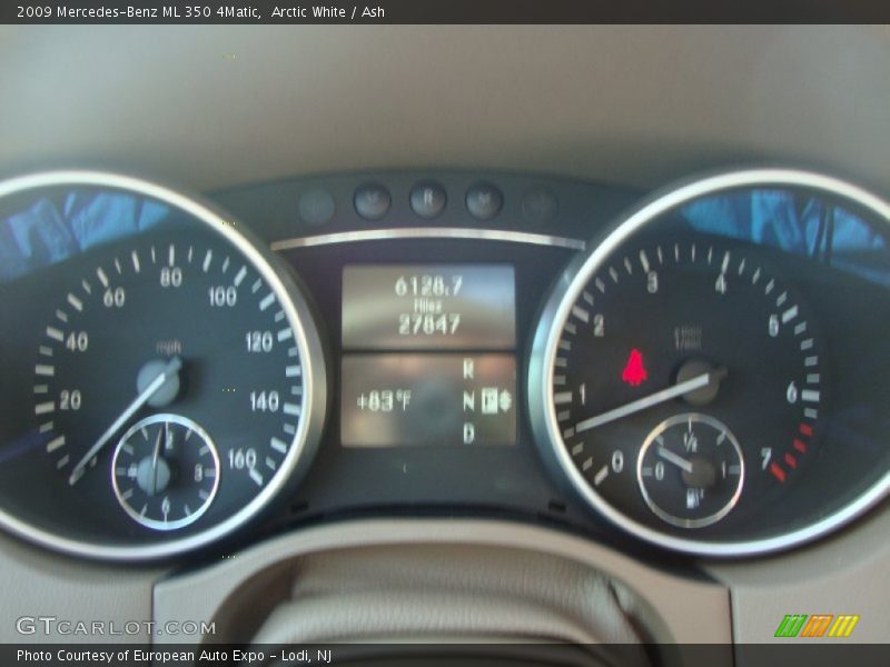 Arctic White / Ash 2009 Mercedes-Benz ML 350 4Matic