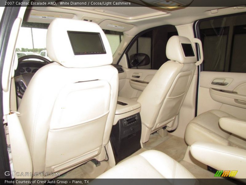 White Diamond / Cocoa/Light Cashmere 2007 Cadillac Escalade AWD