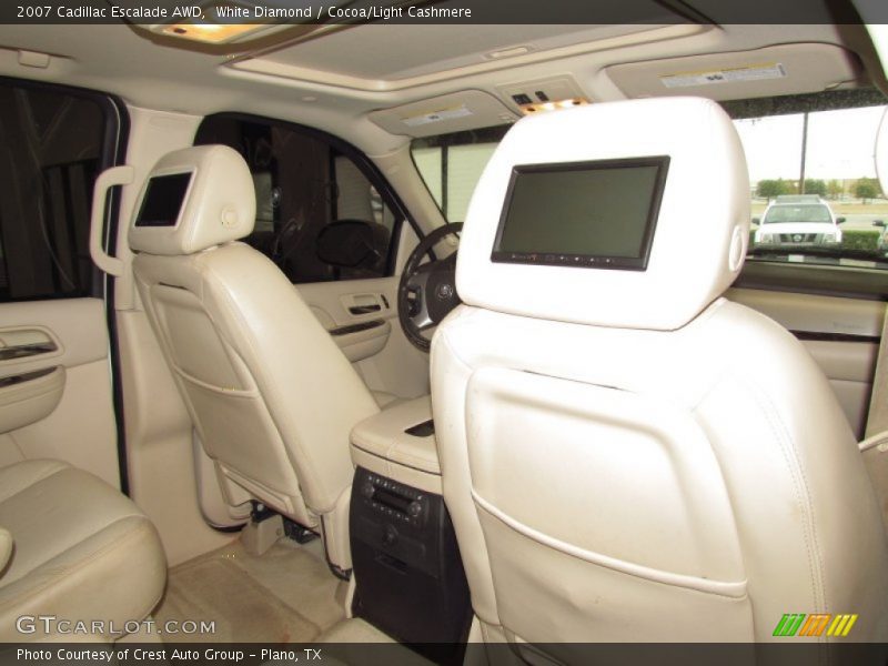 White Diamond / Cocoa/Light Cashmere 2007 Cadillac Escalade AWD