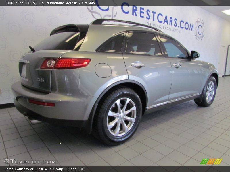 Liquid Platinum Metallic / Graphite 2008 Infiniti FX 35
