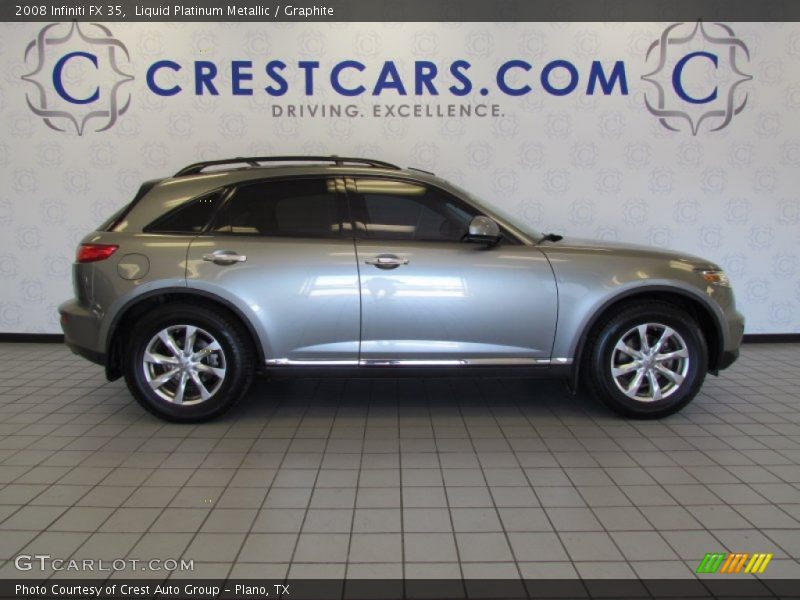 Liquid Platinum Metallic / Graphite 2008 Infiniti FX 35