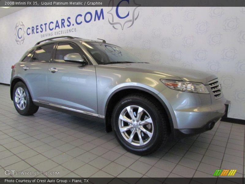 Liquid Platinum Metallic / Graphite 2008 Infiniti FX 35